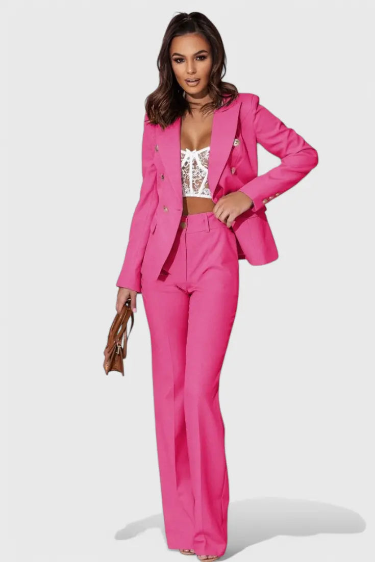 Rosalinda | Conjunto de Blazer y Pantalones Elegante Alba Madrid