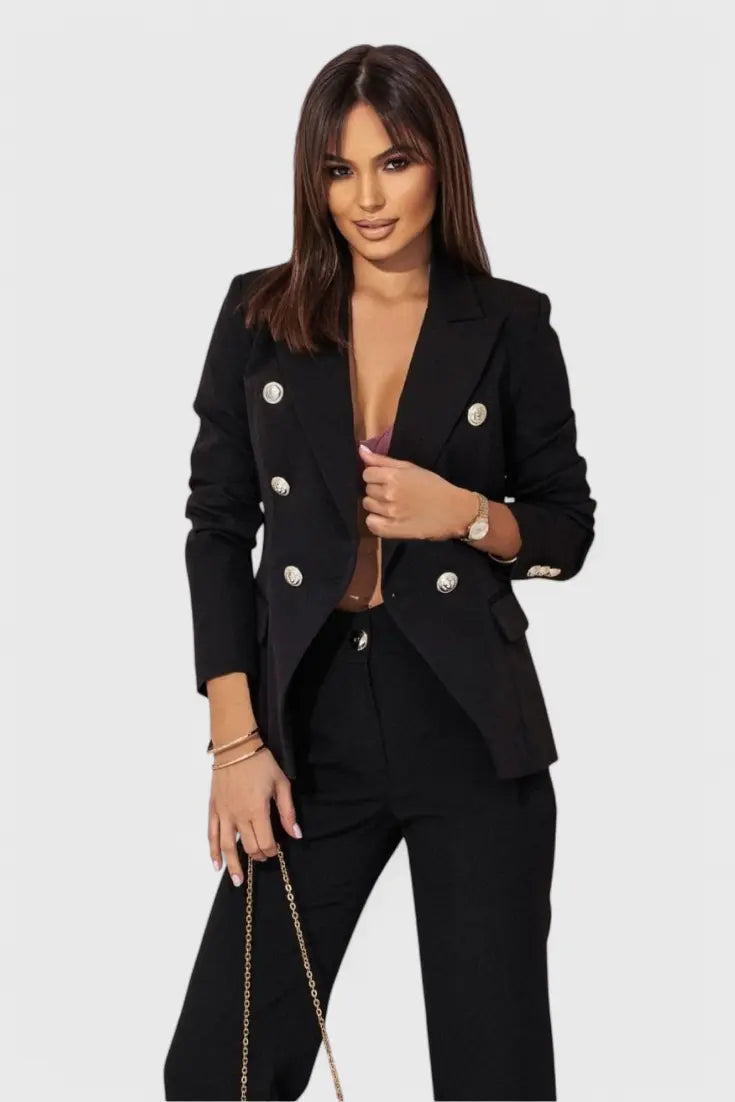 Rosalinda | Conjunto de Blazer y Pantalones Elegante Alba Madrid