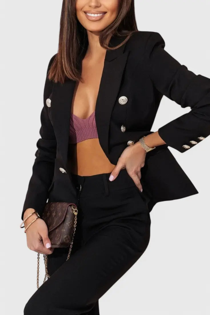 Rosalinda | Conjunto de Blazer y Pantalones Elegante Alba Madrid