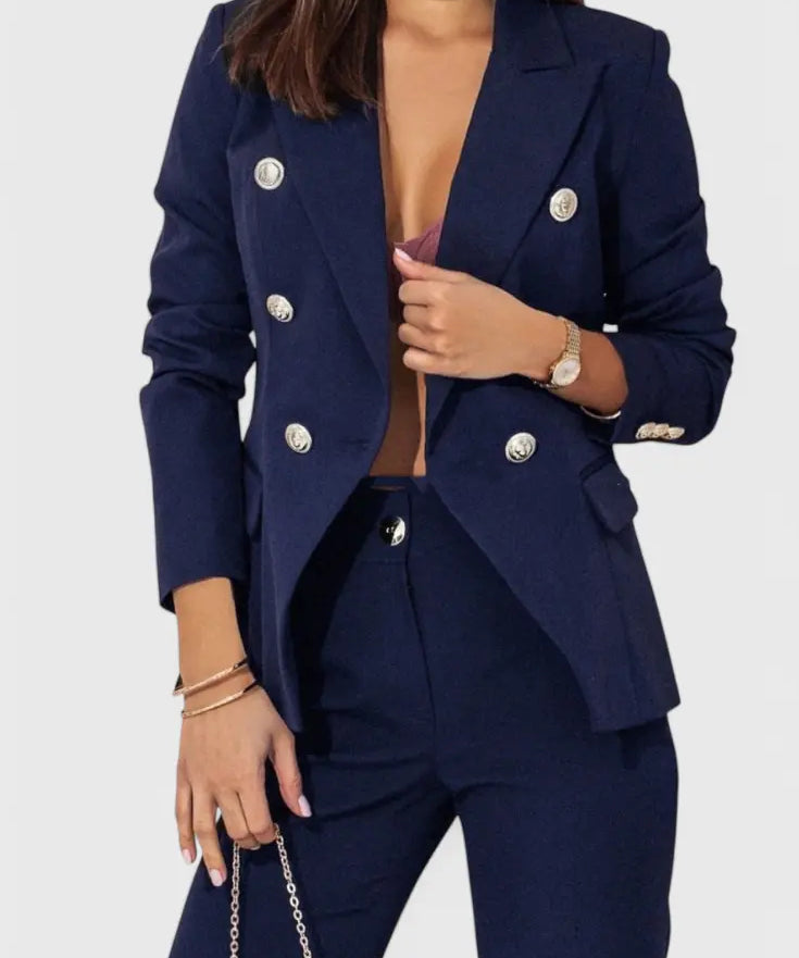 Rosalinda | Conjunto de Blazer y Pantalones Elegante Alba Madrid