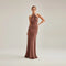 Verónica - Vestido atractivo con espalda fruncida Alba Madrid