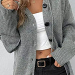 Amelia Cardigan de Punto Suave Alba Madrid
