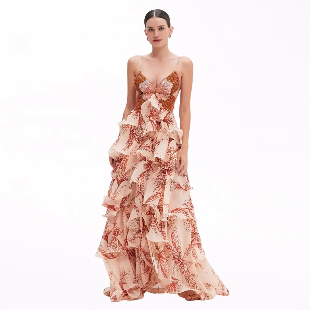 Nahia | Vestido con Volantes Alba Madrid
