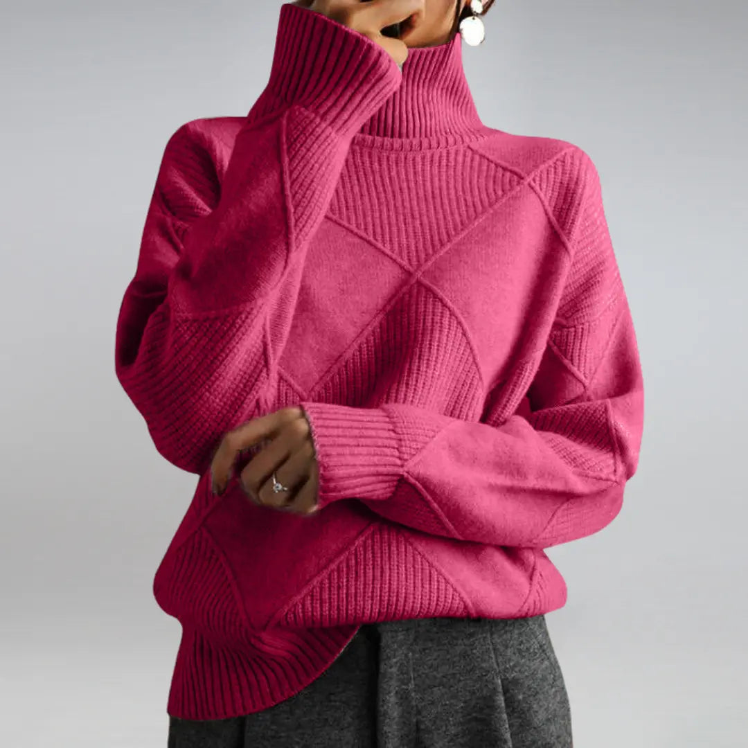 Darcy - Suéter de Cuello Alto Oversize Alba Madrid