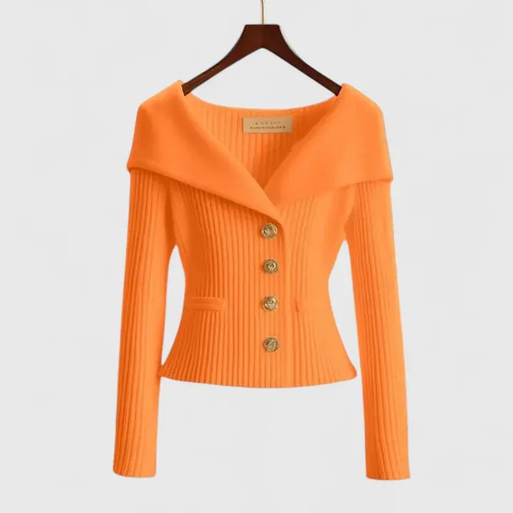 Clarisa | Elegante chaqueta de punto para apariciones con estilo Alba Madrid