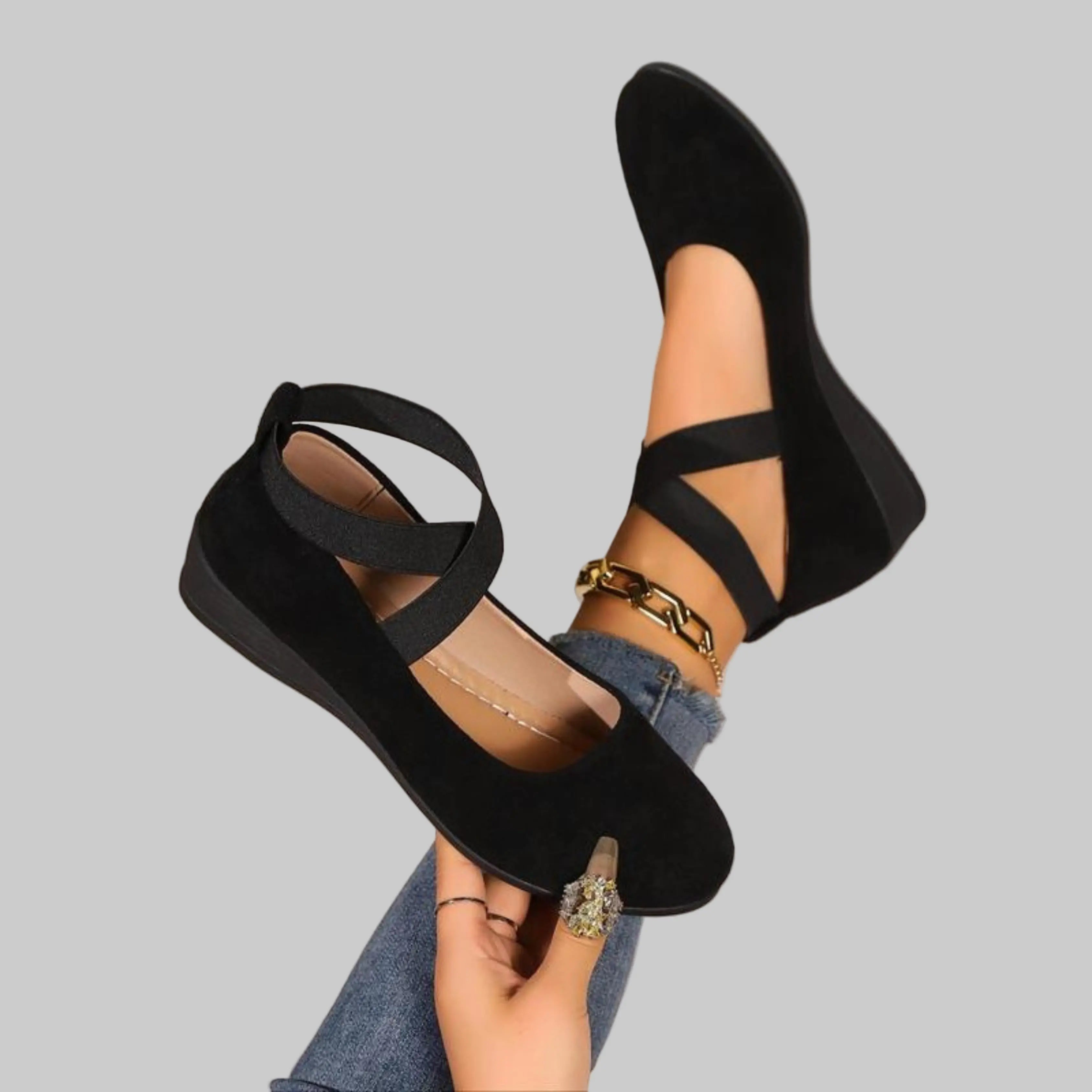 ANGELA | Zapatos de Cuña Cerrados y Cómodos Alba Madrid