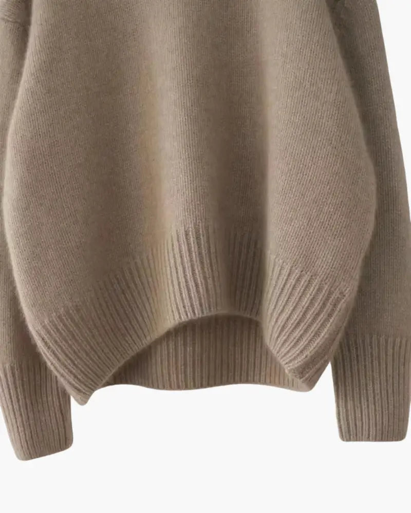 JERSEY SUAVE CON CUELLO ALTO Alba Madrid
