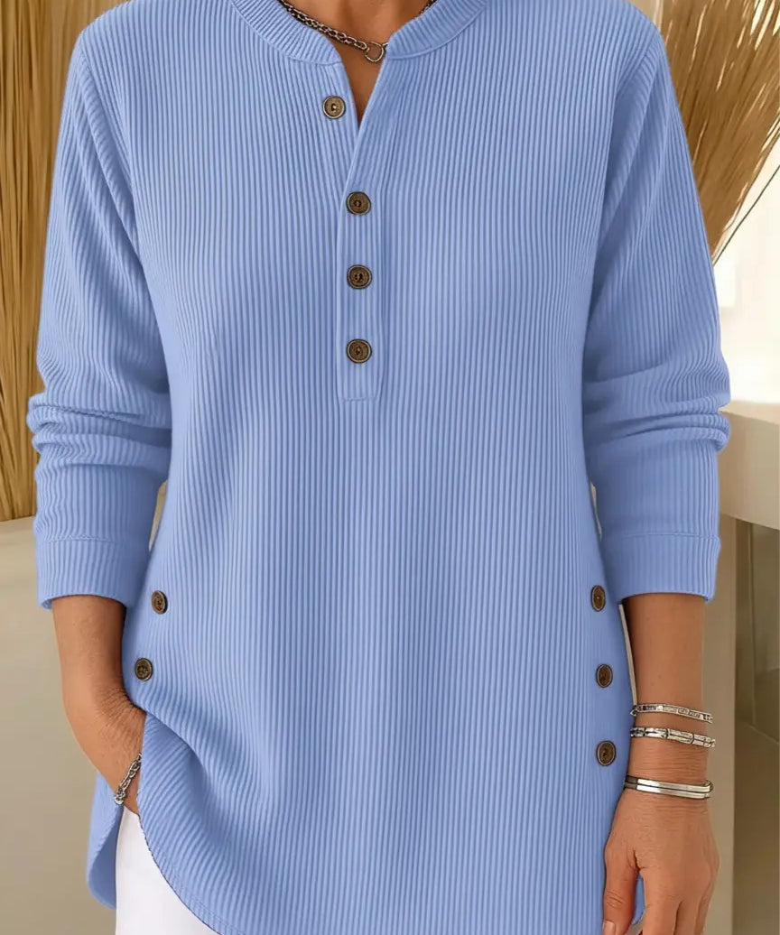 Elise Jersey de Punto Liso con Mangas Largas Alba Madrid