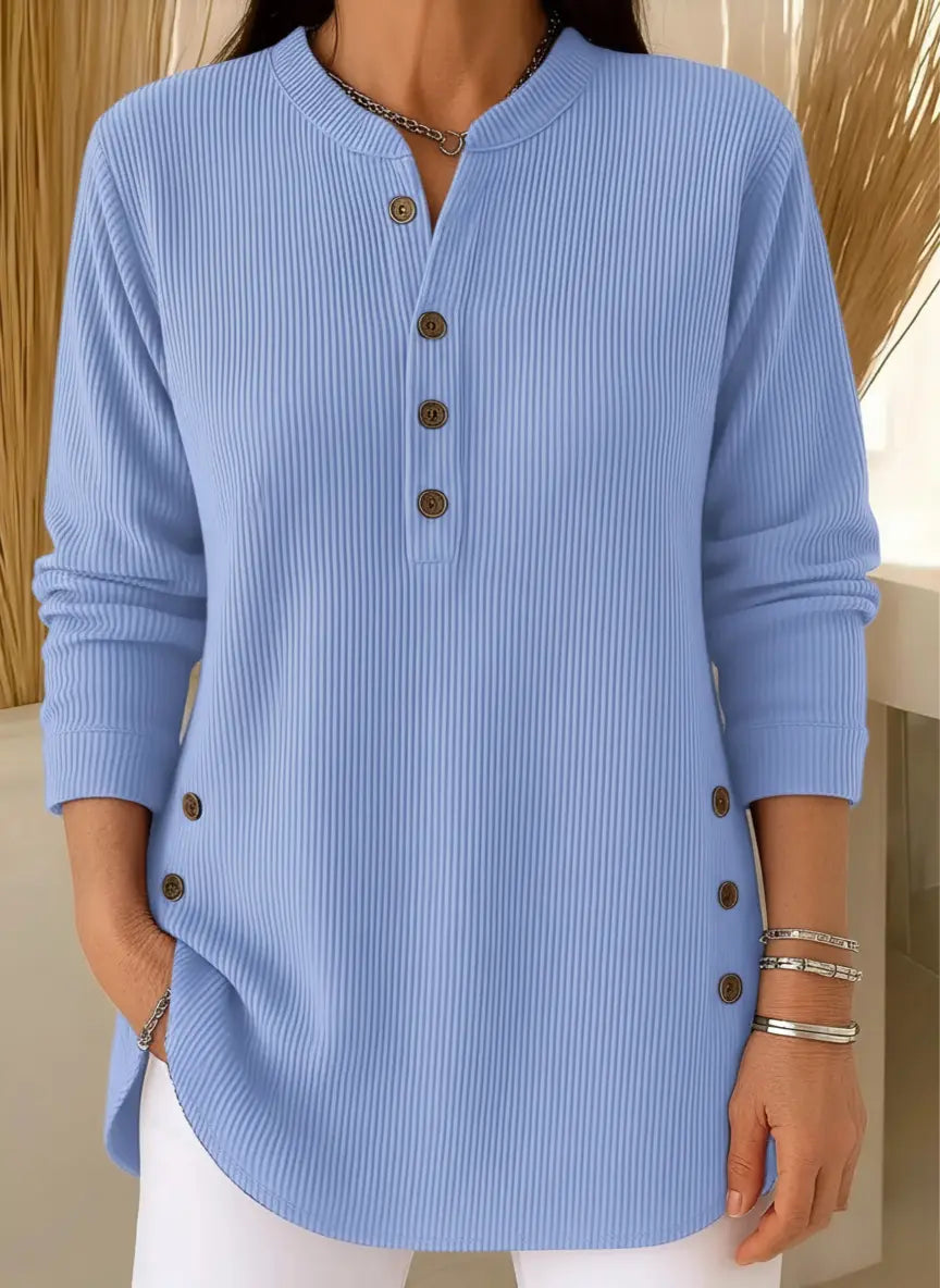 Elise Jersey de Punto Liso con Mangas Largas Alba Madrid