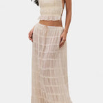 Eugenie | Conjunto Top Plisado Alba Madrid