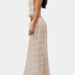 Eugenie Conjunto a Juego con Top Plisado y Falda Alba Madrid
