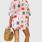 Paula Conjunto de Estampado Pink Alba Madrid