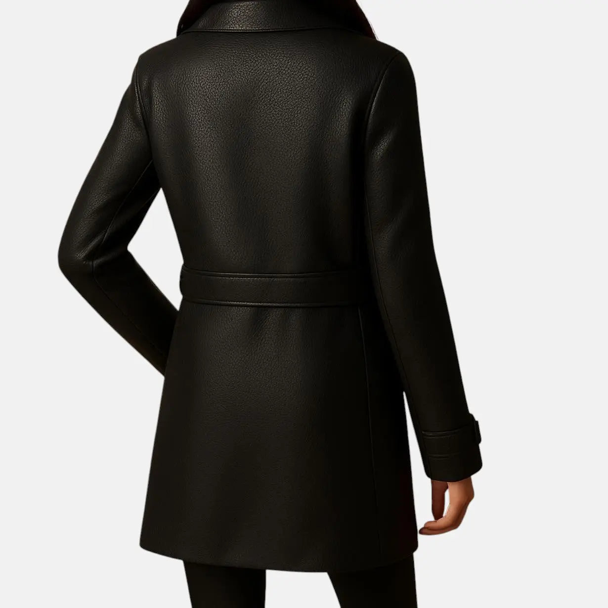 Carmen - Sofisticada Chaqueta de Cuero Alba Madrid