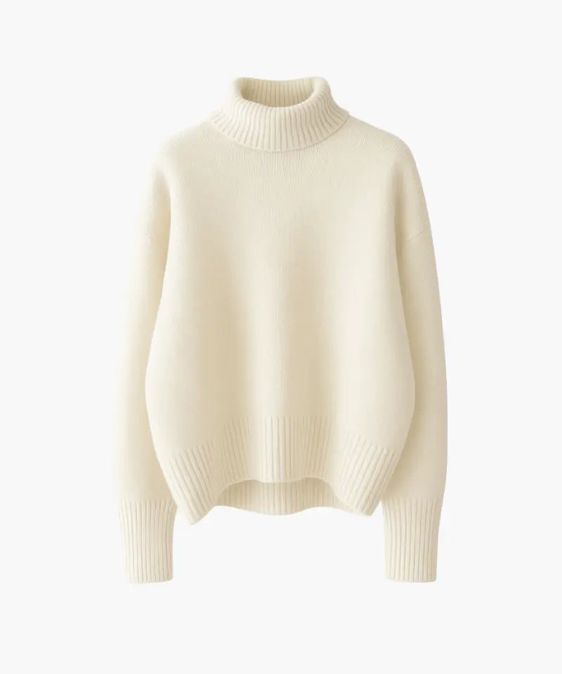 JERSEY SUAVE CON CUELLO ALTO Alba Madrid