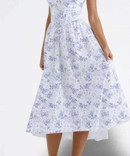 Pilar - Elegante Vestido Floral Alba Madrid