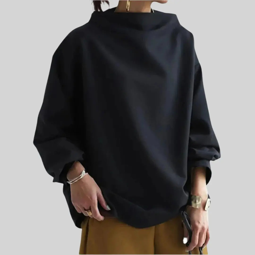Clara - Jersey Oversize Negro Alba Madrid