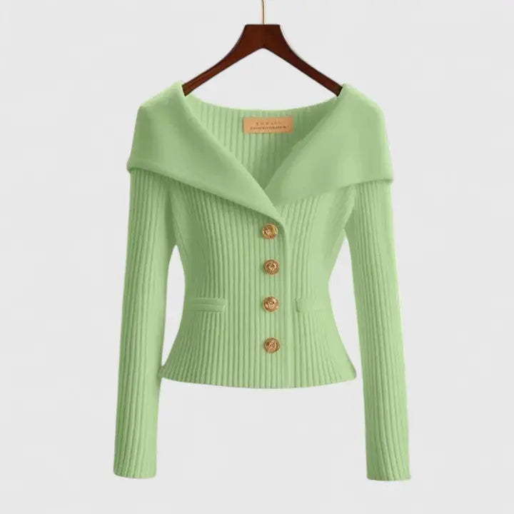 Clarisa | Elegante chaqueta de punto para apariciones con estilo Alba Madrid