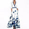 Valentina | Vestido Maxi Elegante con Escote Profundo Alba Madrid