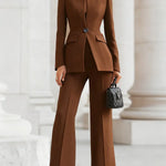 Adrielle Elegante conjunto de Blazer y Pantalón Alba Madrid