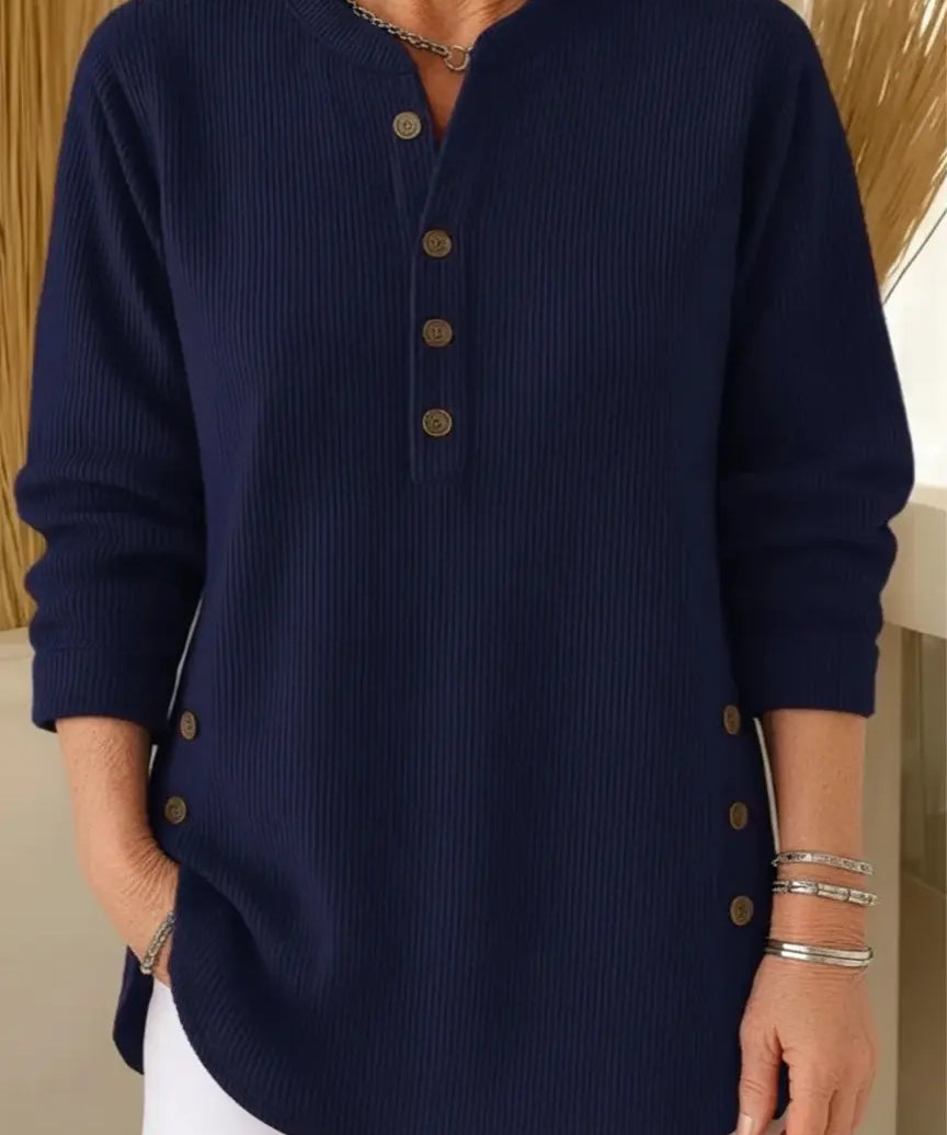 Elise Jersey de Punto Liso con Mangas Largas Alba Madrid