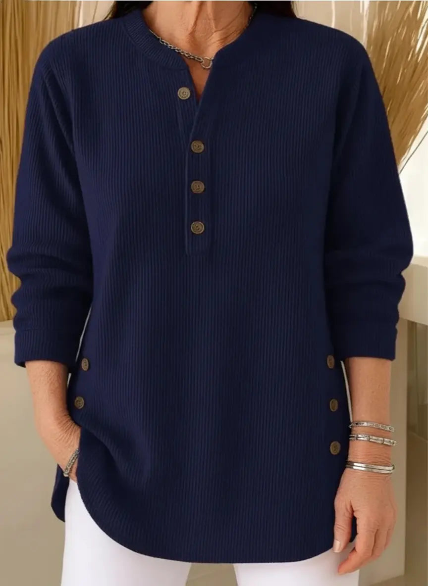 Elise Jersey de Punto Liso con Mangas Largas Alba Madrid