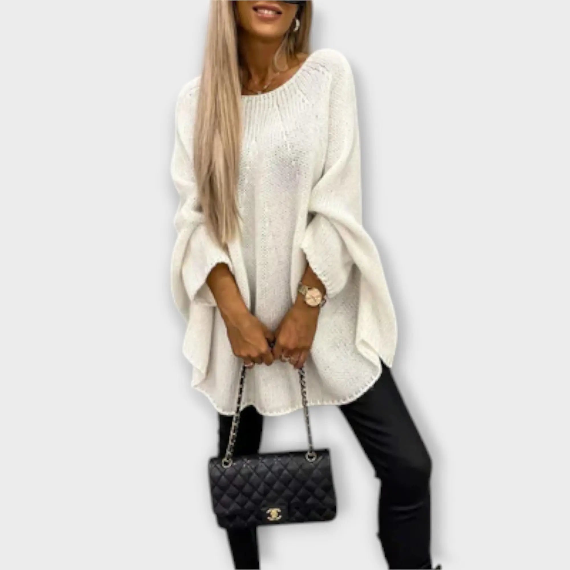 Isabelle - Suéter Elegante para Mujer con Cuello Redondo Alba Madrid