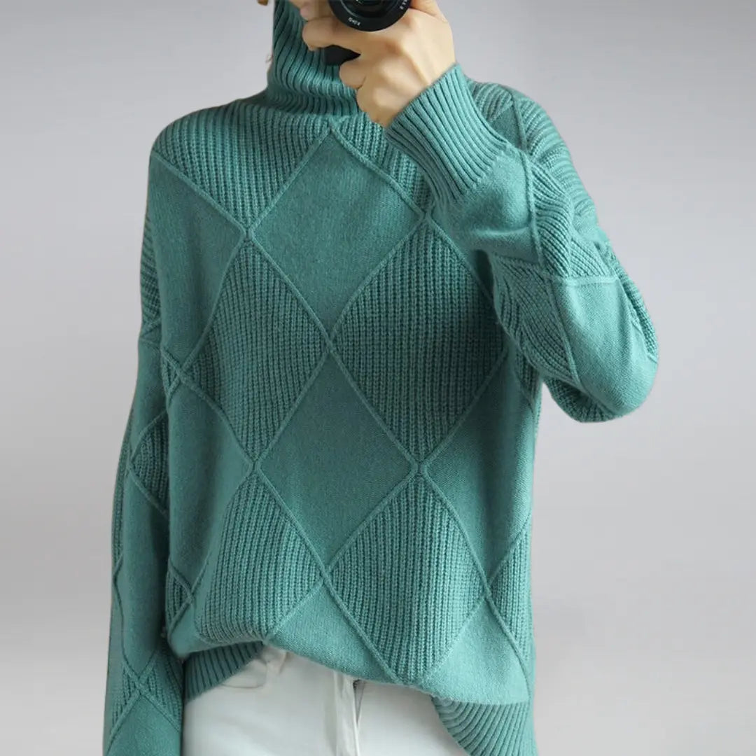 Darcy - Suéter de Cuello Alto Oversize Alba Madrid