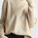 Jasmine Jersey de Cuello Alto de Cachemira Alba Madrid