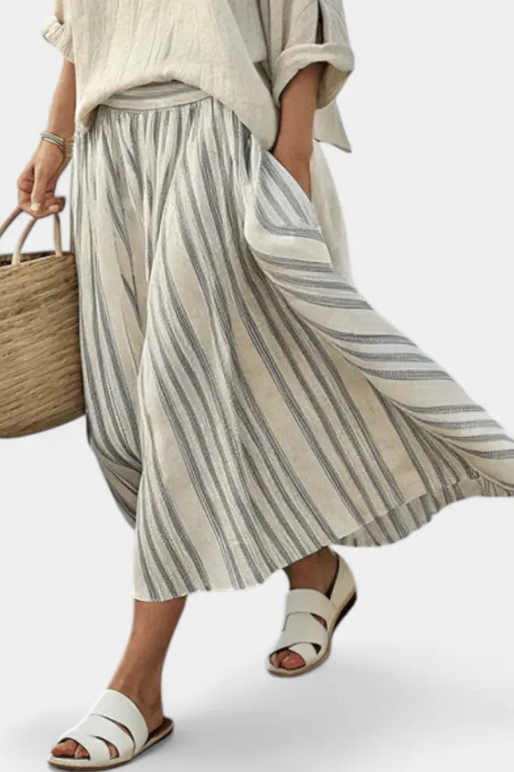 Bárbara - Conjunto en Lino de Bambú Alba Madrid