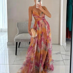 Giselle | Maxi vestido encantador con estampado floral Alba Madrid