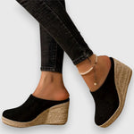 Sienna – Espadrilles con tacón cuña Alba Madrid