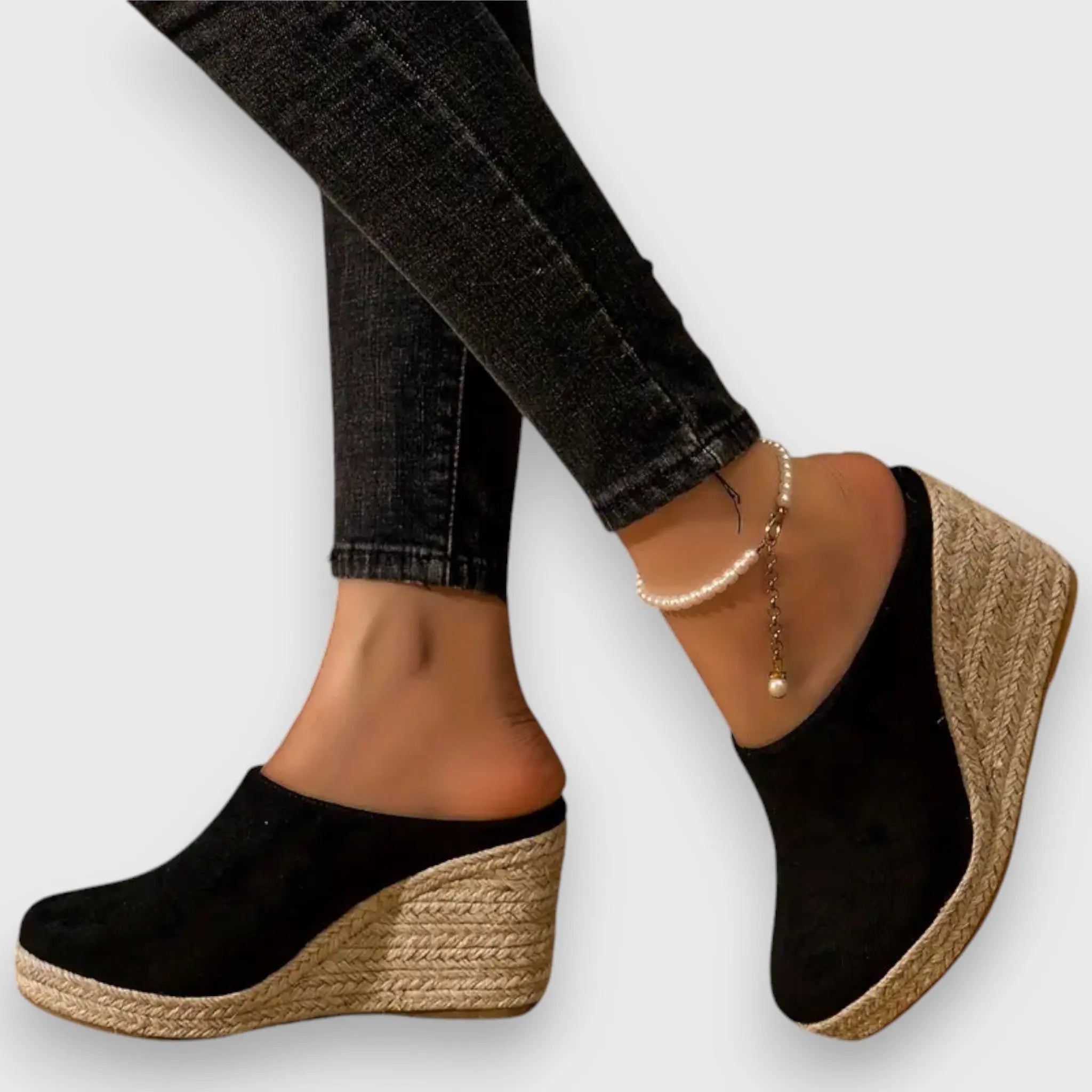 Sienna – Espadrilles con tacón cuña Alba Madrid