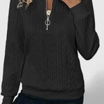 Zoey Jersey de Punto con Cremallera Suave Alba Madrid