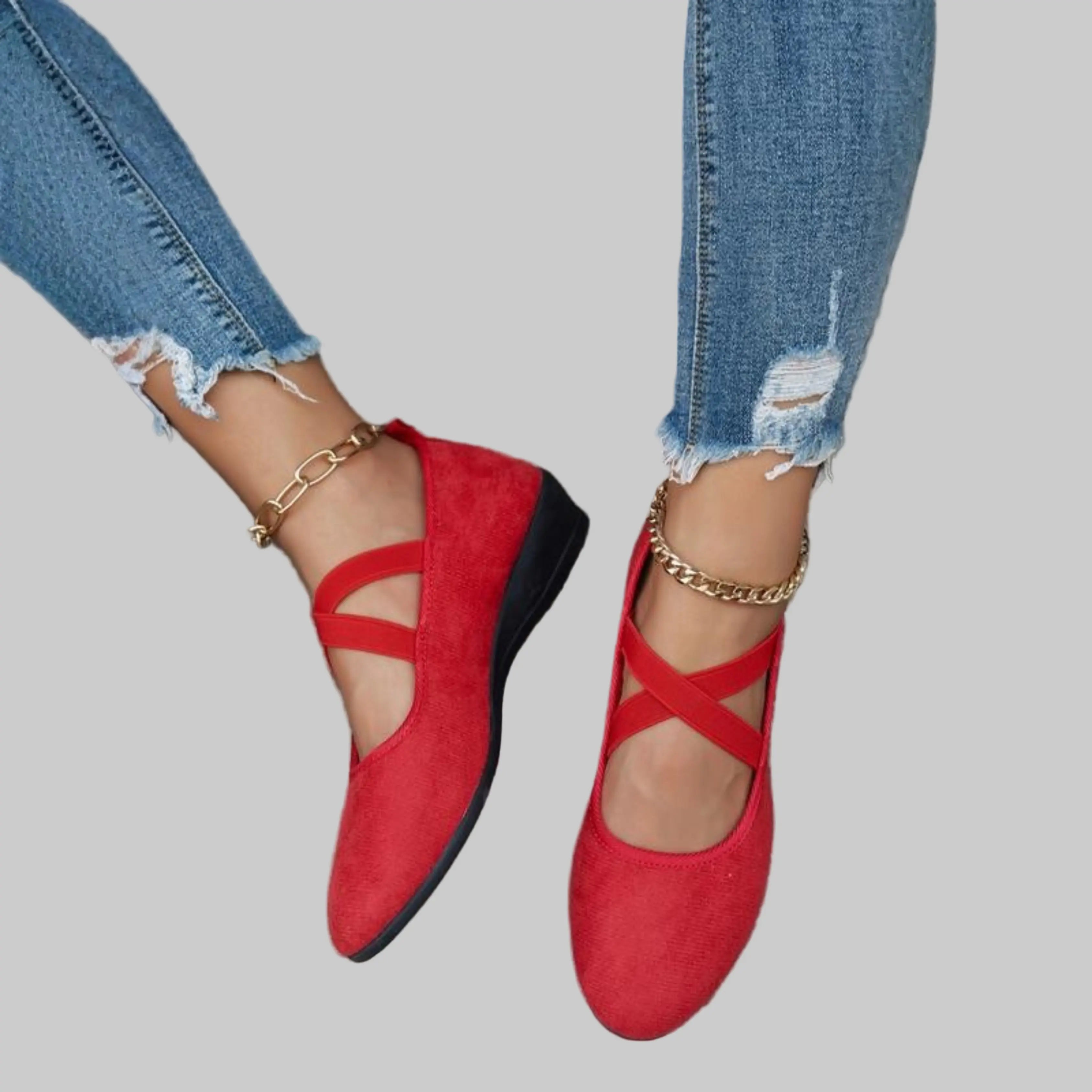 ANGELA | Zapatos de Cuña Cerrados y Cómodos Alba Madrid