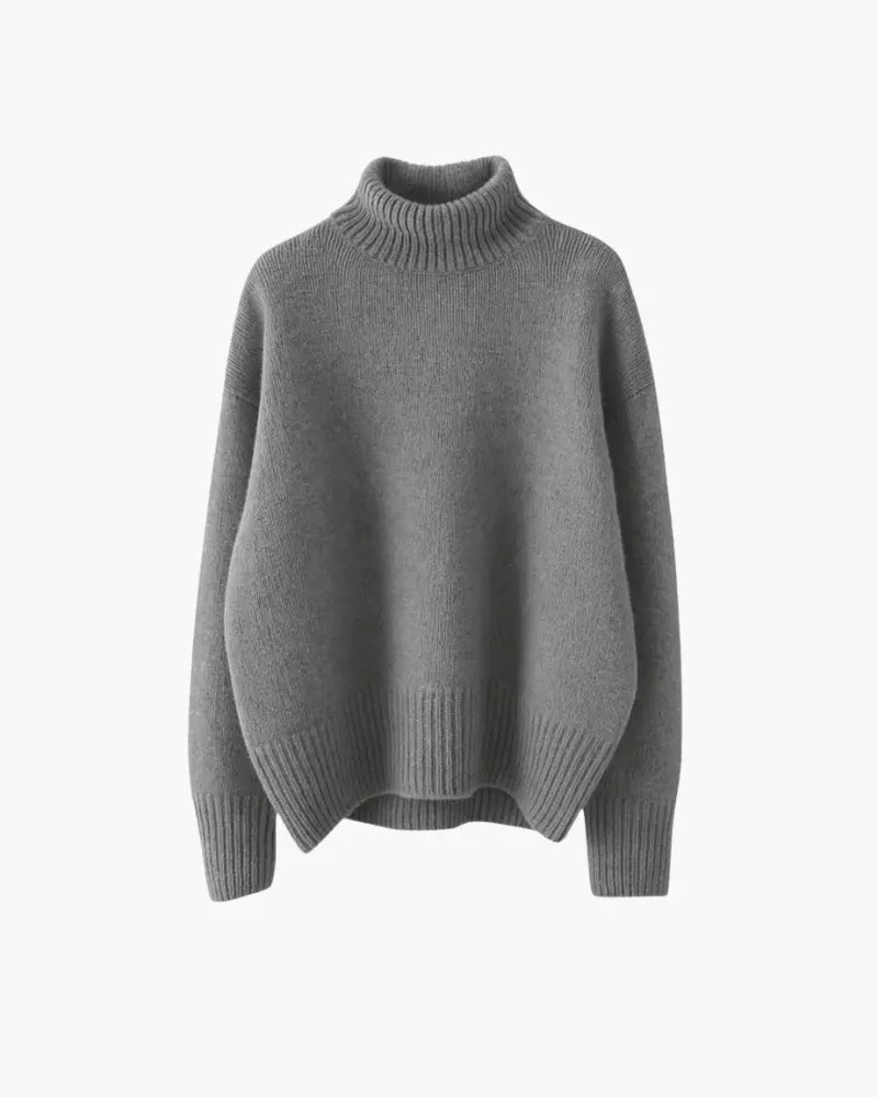 JERSEY SUAVE CON CUELLO ALTO Alba Madrid