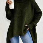 Paola - JERSEY DE CUELLO ALTO MAXI Alba Madrid
