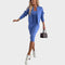 Karin | Conjunto de Vestido Midi Y Chaqueta Bomber De Canalé Alba Madrid