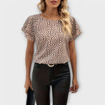 Ana | Blusa con estampado integral Alba Madrid
