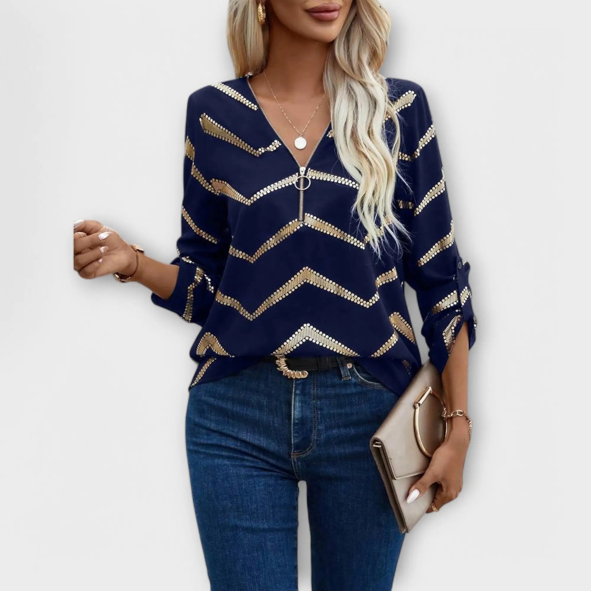 Carmen | Blusa de Elegancia Clásica Alba Madrid