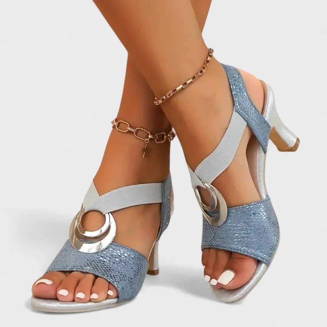 Jasmina - Sandalias Elegantes con Hebilla Decorativa Alba Madrid