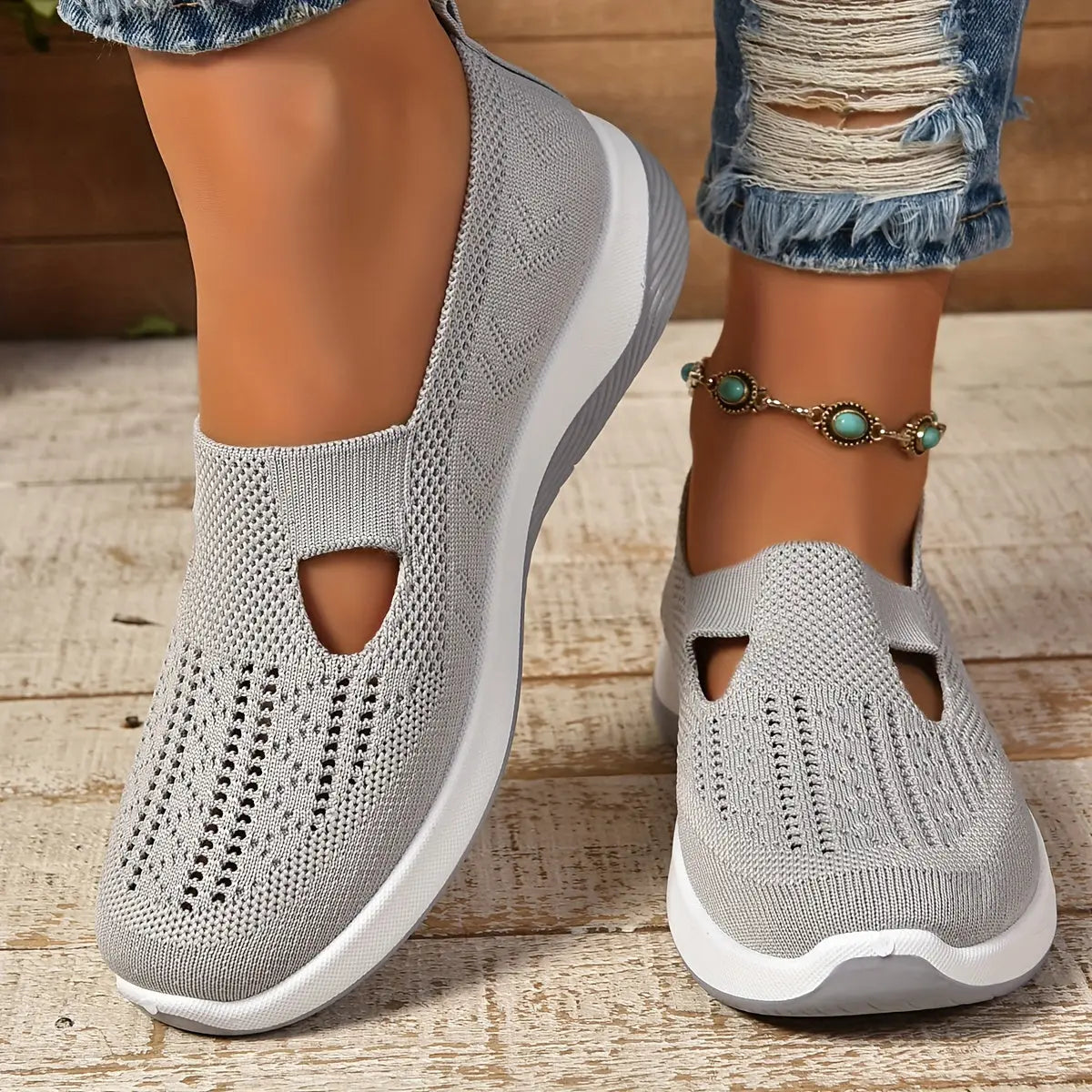Ottilie Zapatos Slip On Transpirables Damas Ortopédicos Alba Madrid