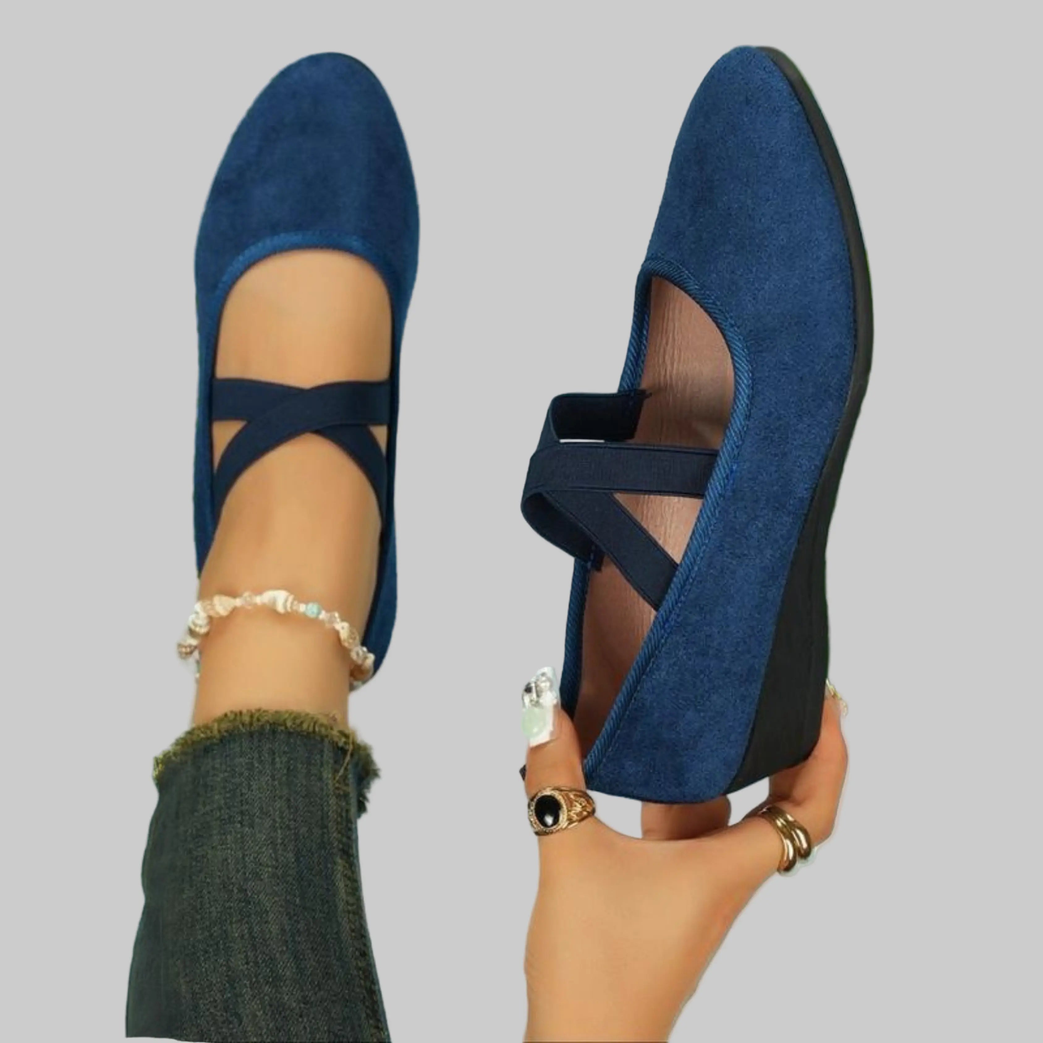 ANGELA | Zapatos de Cuña Cerrados y Cómodos Alba Madrid