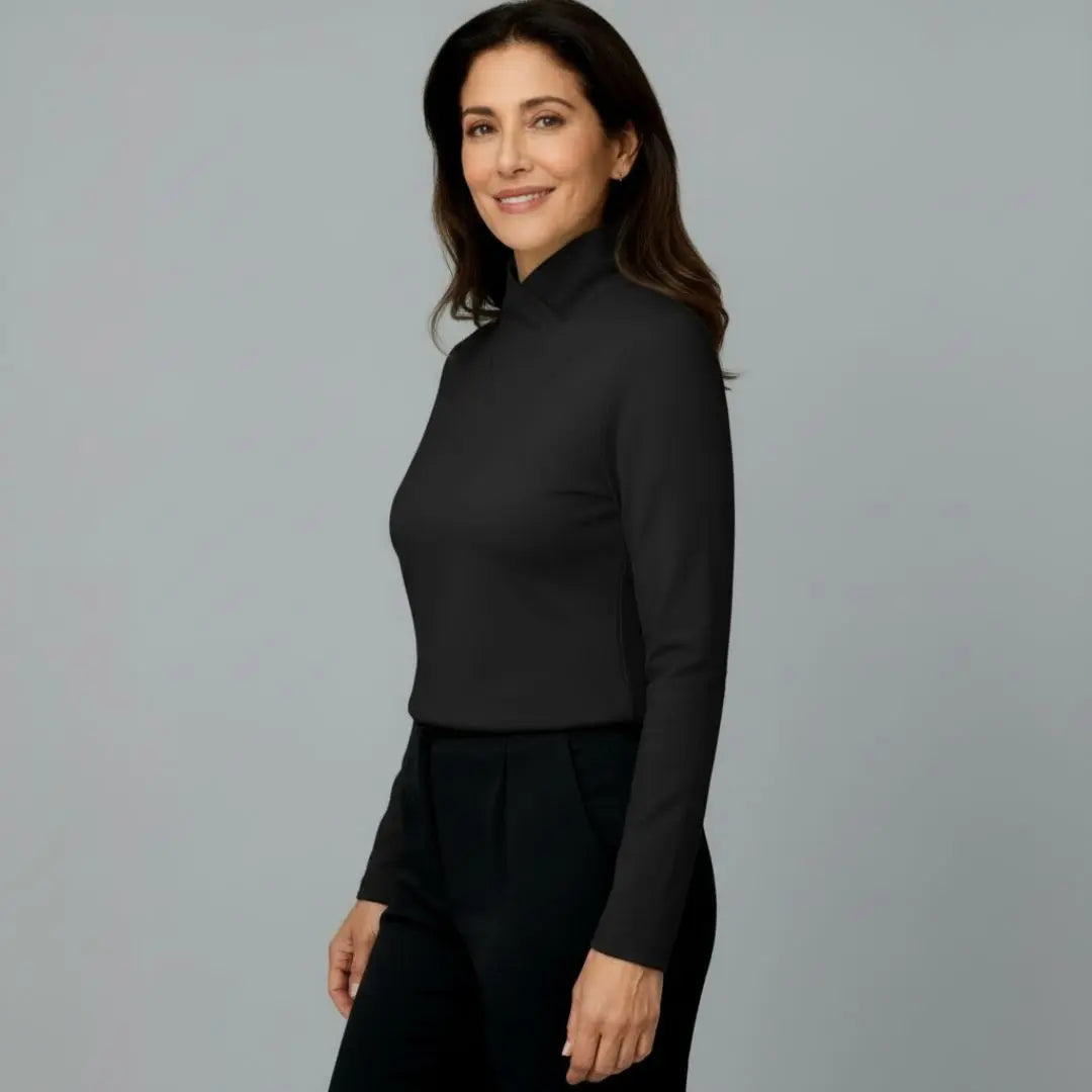 Stazia™ | Jersey de Cuello Alto Elegante Alba Madrid