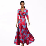 Emilia | Maxi Vestido Floral Elegante Alba Madrid