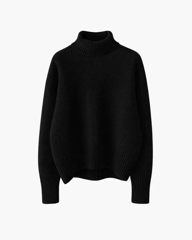 JERSEY SUAVE CON CUELLO ALTO Alba Madrid