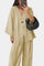 Eli Conjunto Oversize de Top con Cuello en V y Pantalón Recto Alba Madrid