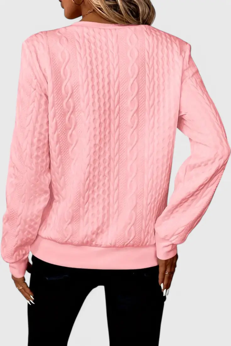 Zoey Jersey de Punto con Cremallera Suave Alba Madrid