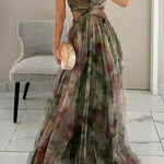 Giselle | Maxi vestido encantador con estampado floral Alba Madrid