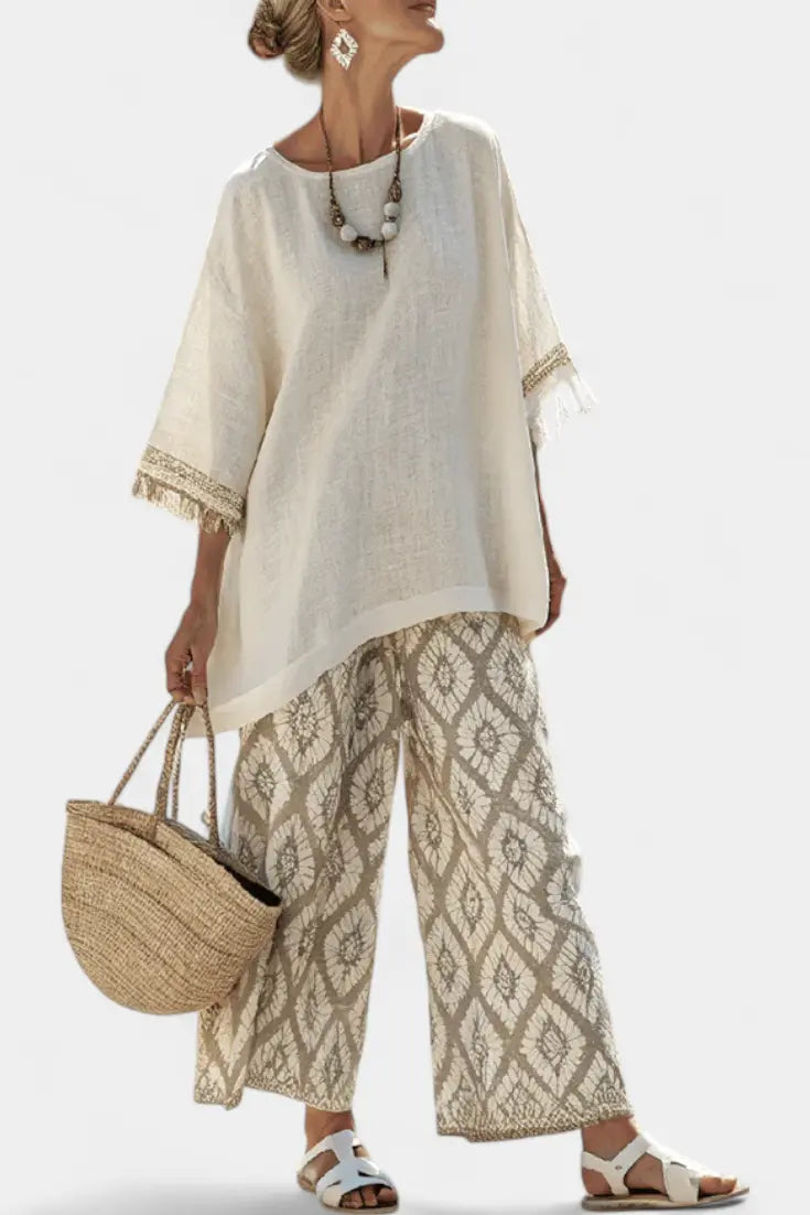 Eduarda - Conjunto Boho Chic Elegante Alba Madrid