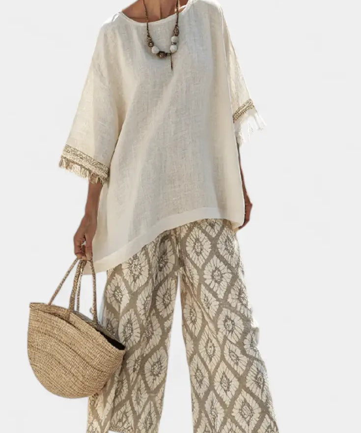 Eduarda - Conjunto Boho Chic Elegante Alba Madrid